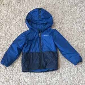Columbia Two-Tone Blue Hooded Jacket